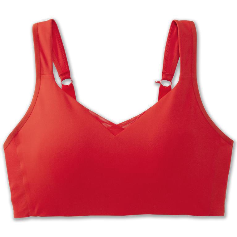 Brooks Drive Convertible - Run Bra Mujer - Rojas (KC6307591)